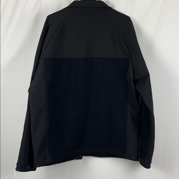 VINCE Wool Blend Jacket Black Snap Button - Picture 5 of 11